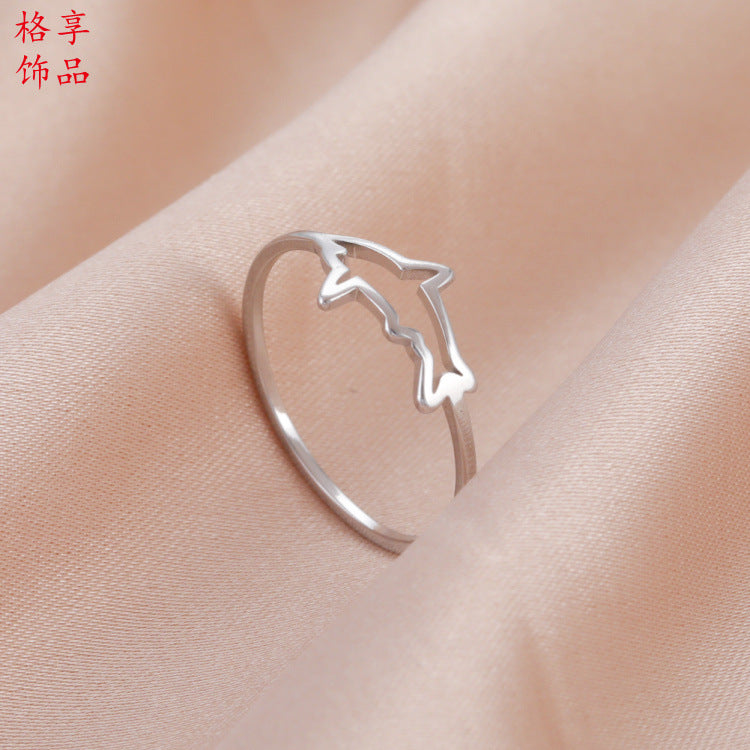 Design rings in the shapes of Marine creatures such as fish, dolph and sharks