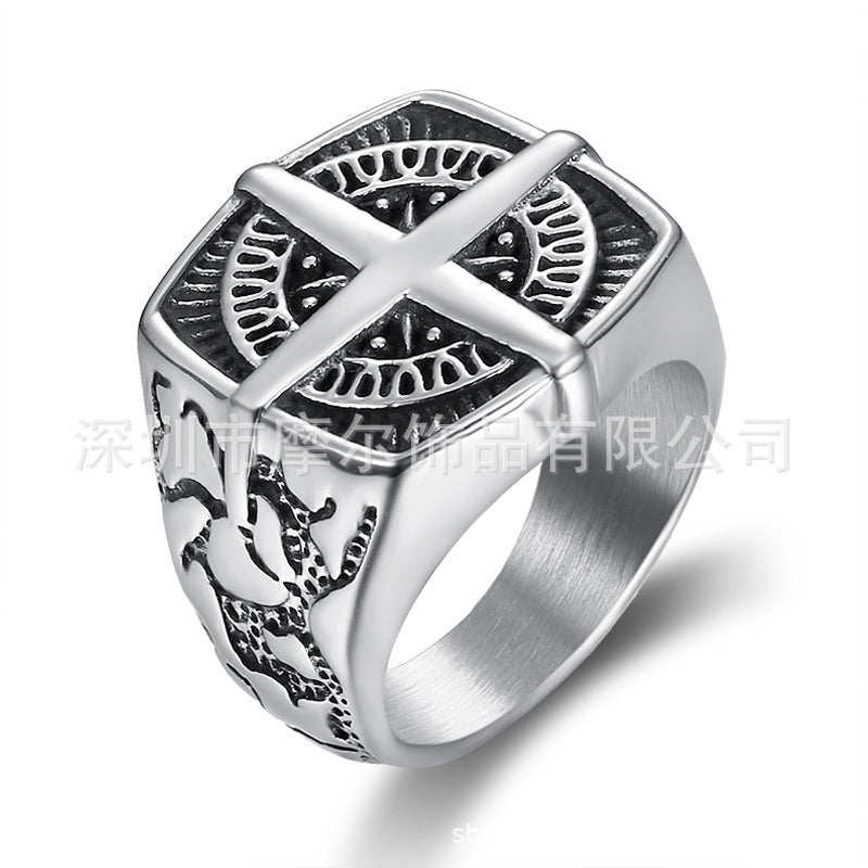 A men's compass ring for sailing is fine
