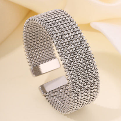 High-End Wide Couple Bracelet