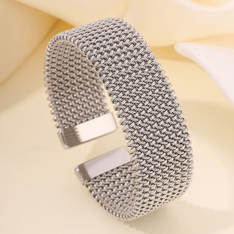High-End Wide Couple Bracelet