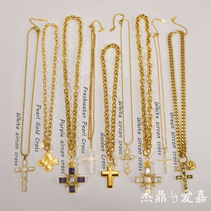 The 316-piece cross-shaped accessory women's sweater chain exudes a sense of sophistication