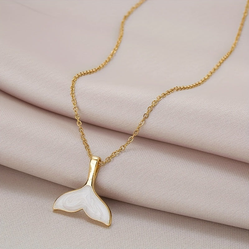Fishtail rubber rubber feminine charm chain versatile style accessory