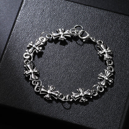 Gothic Cross Men's Bracelet