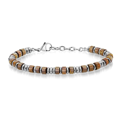 Zircon Flower Charm Bracelet