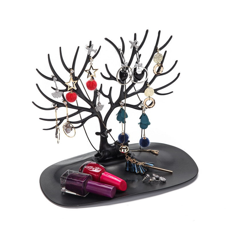 Antler tree jewelry display stand, stud earrings stand