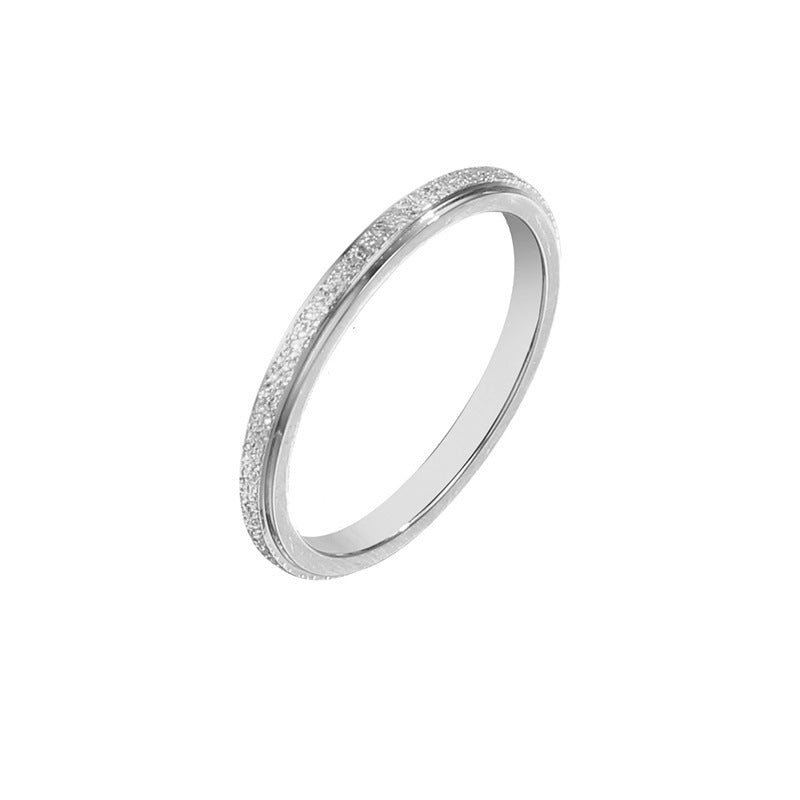 A simple and cold ring bracelet in a  style for women