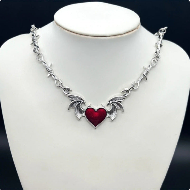 Trendy handcrafted horror bat pendant design