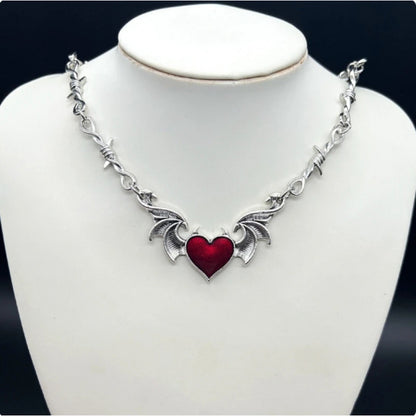 Trendy handcrafted horror bat pendant design