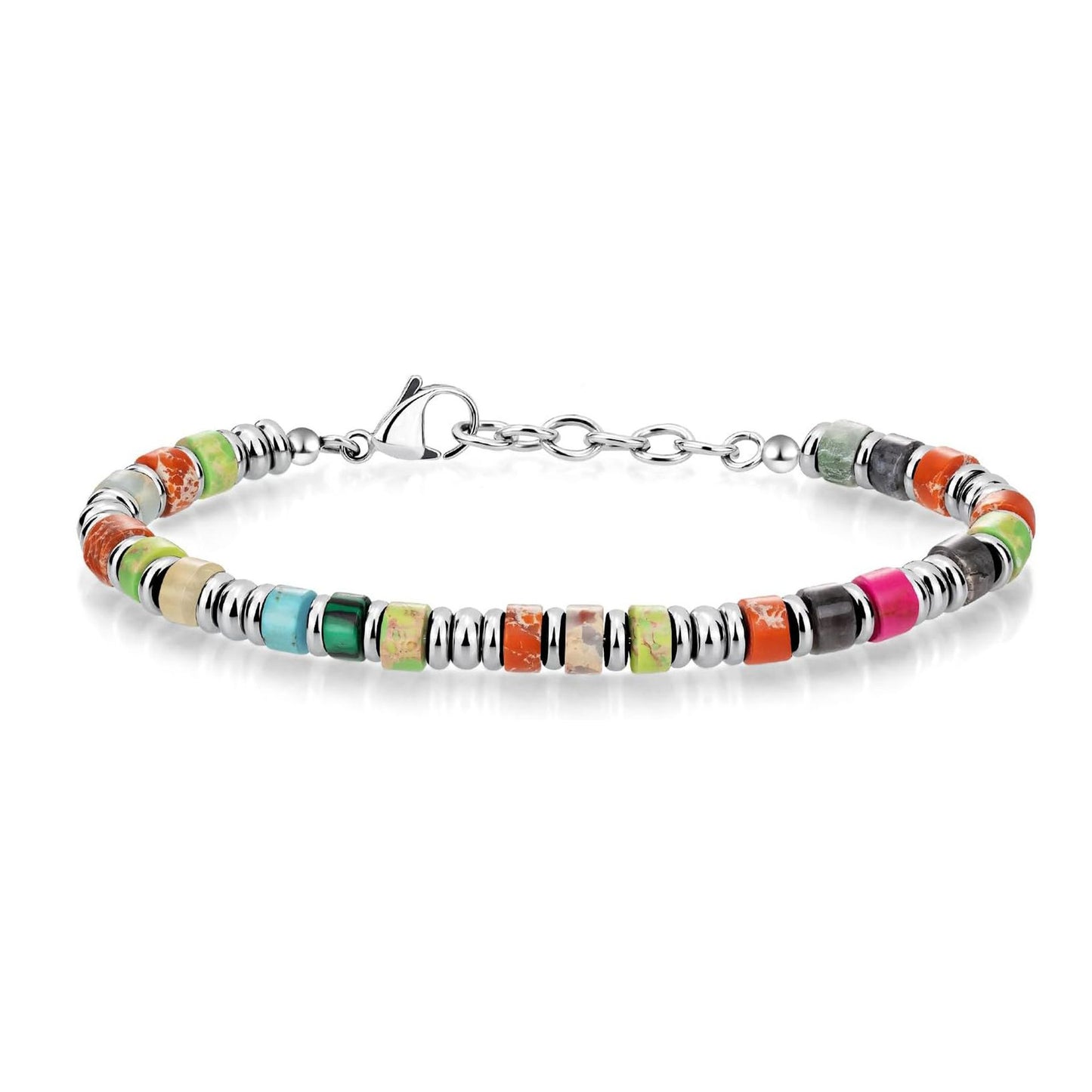 Zircon Flower Charm Bracelet