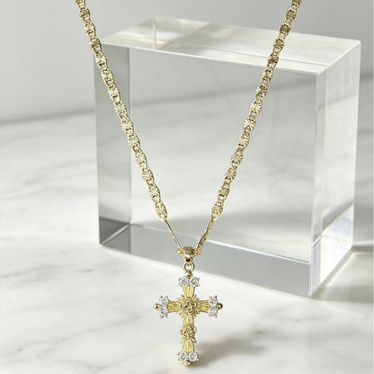 Tri-Tone Angel Guardian-hänge med halsband