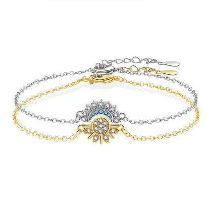 Sun & Moon Ring and Earring Jewellery Set