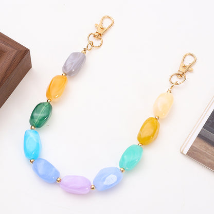 Acrylic Bead Phone Case Chain Bracelet