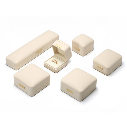 PU leather jewelry box, microfiber ring box, stud box, pendant box, jade bracelet box, bracelet box, long chain box