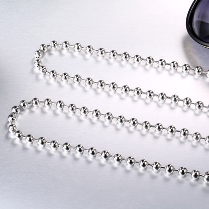 The Iron Warrior decorative round bead chain is a trendy and versatile pendant with a unique charm