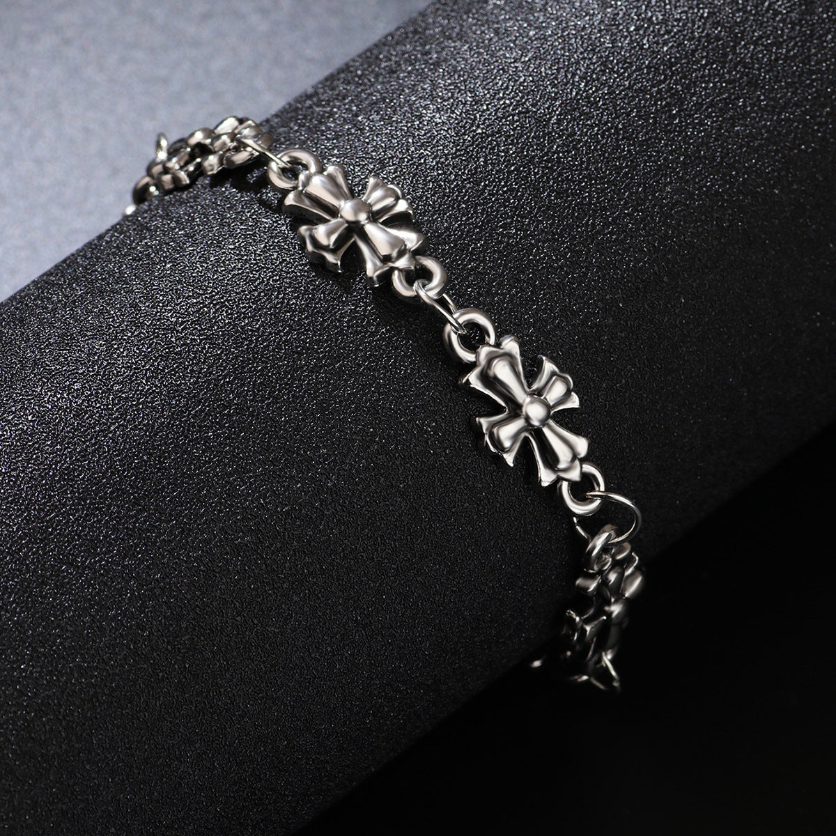 Gothic Cross Men's Bracelet