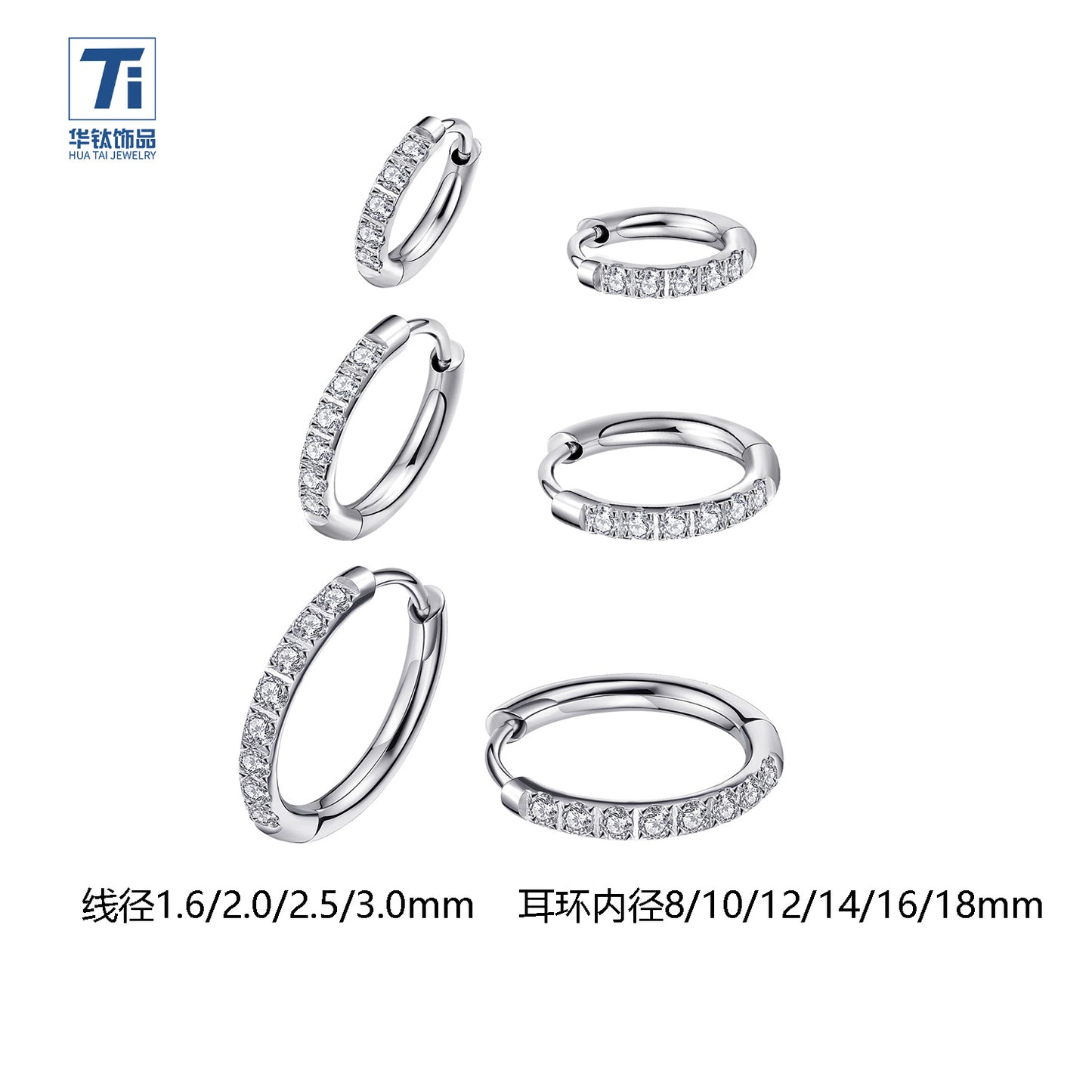 The circular color earrings are versatile. The round coil is slightly inlaid with ear loops and earrings, and the ear rings are straight for hair