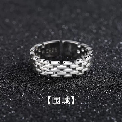 Mobius strip ring design for men's trendy and high-end style, index finger and women's couple rings