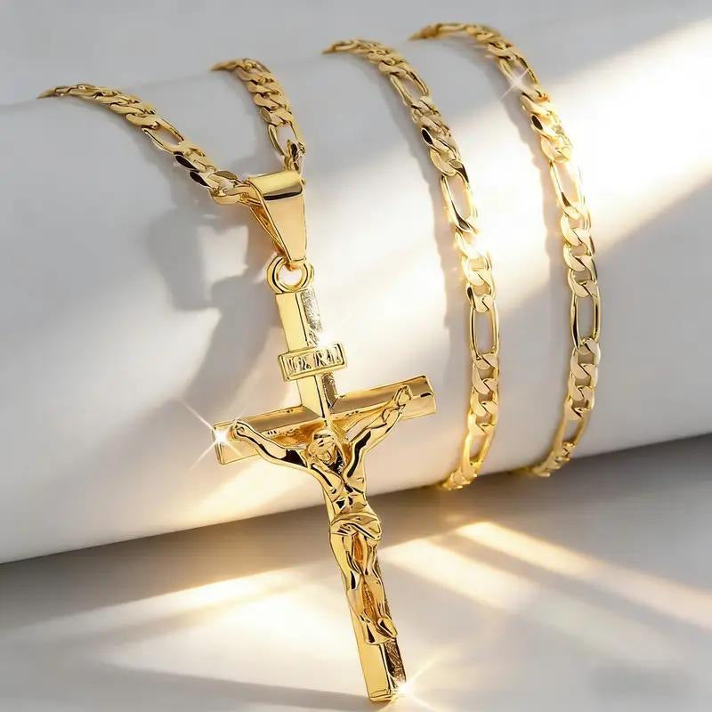 Tri-Tone Angel Guardian-hänge med halsband