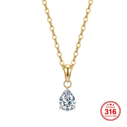 A 18K plated pendant necklace for your girlfriend