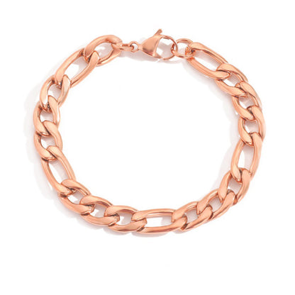 Figaro Chain Couple Bracelet