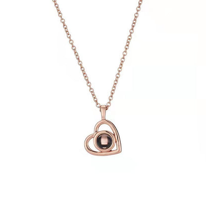 Snowflake projection versatile and elegant pendant