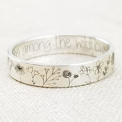 Dandelion flower ring