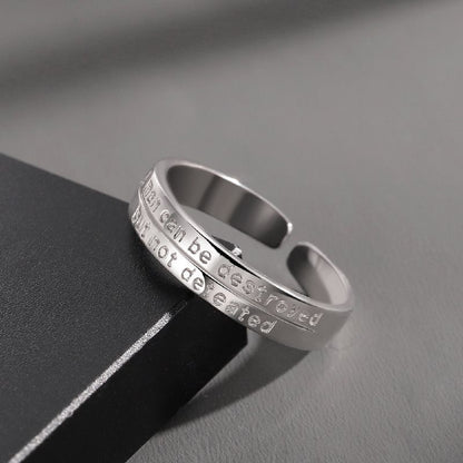 Mobius strip ring design for men's trendy and high-end style, index finger and women's couple rings
