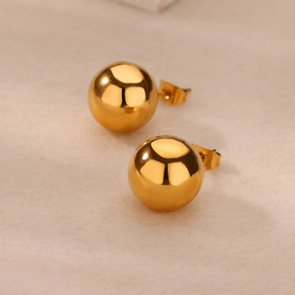 Trendy 18k earrings, high-end three-dimensional stud earrings and earrings