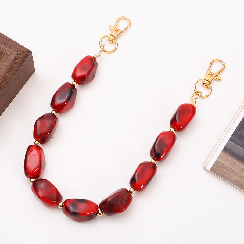 Acrylic Bead Phone Case Chain Bracelet