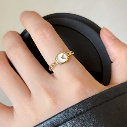 The reverse design of the watch chain ring opening adjustment fine ring has a high appearance level