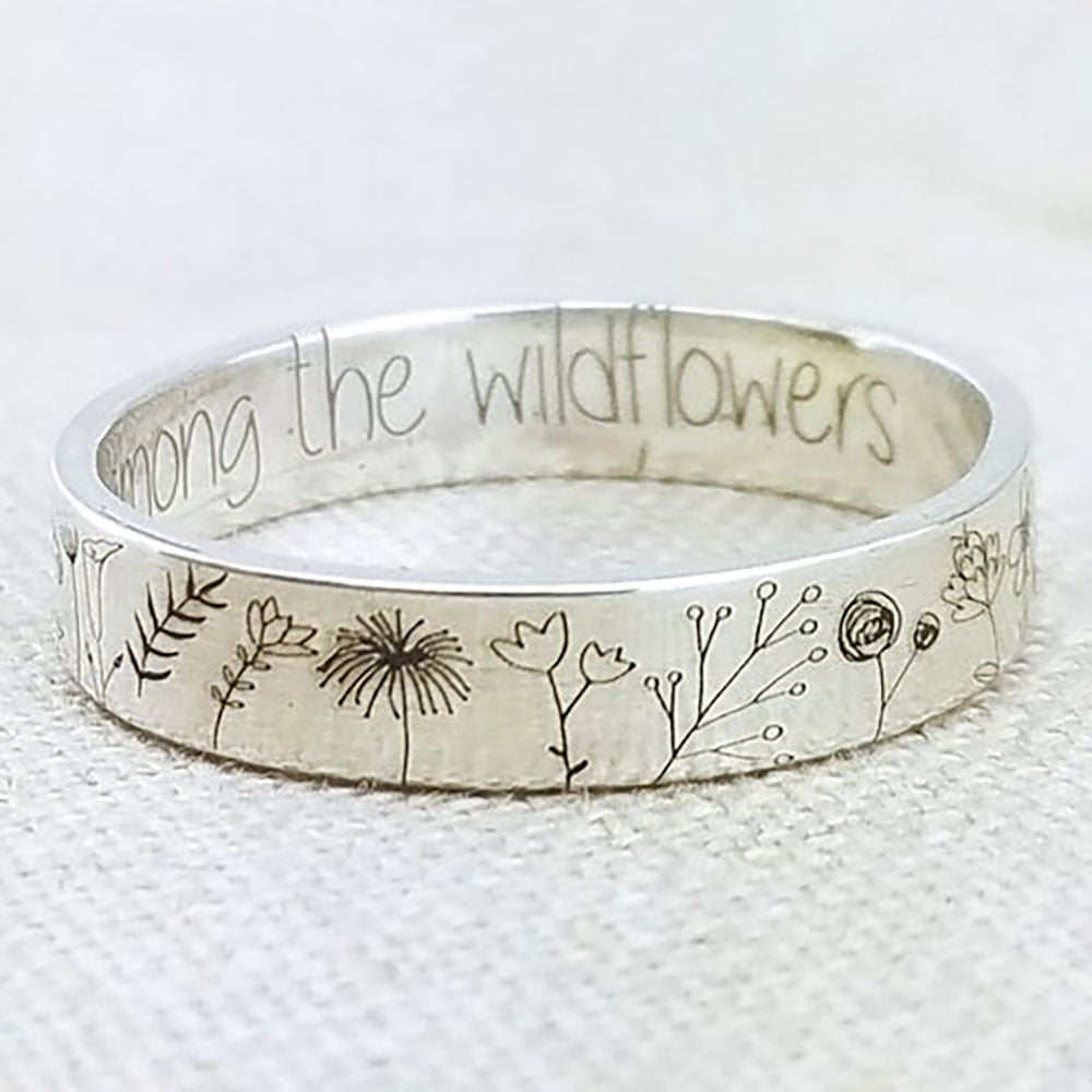 Dandelion flower ring