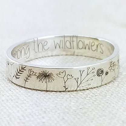 Dandelion flower ring