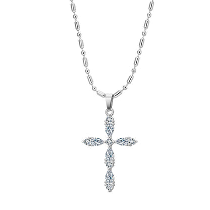 The cross pendant is versatile