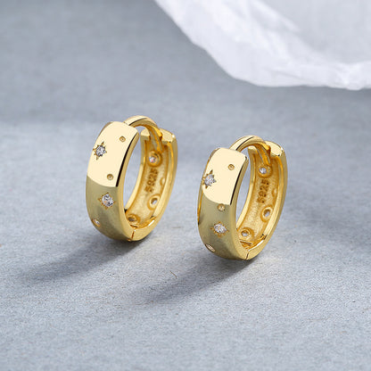 MOQ=1PC 925 Starburst Earrings for Women's Summer Design, trendy ear rings, and elegant earrings
