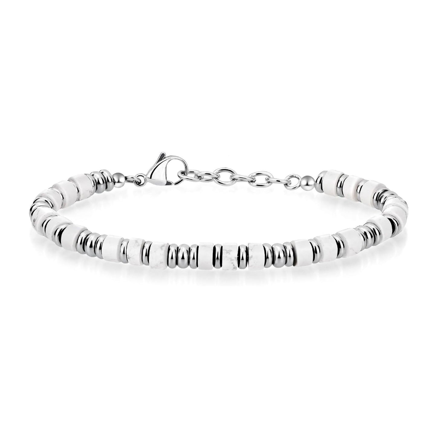 Zircon Flower Charm Bracelet