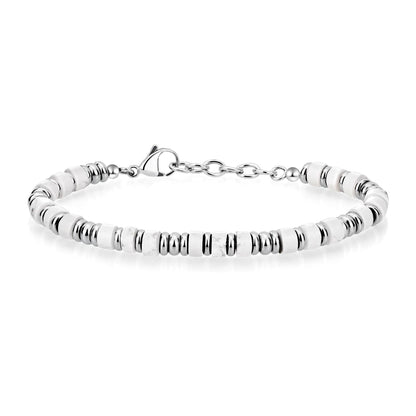Zircon Flower Charm Bracelet