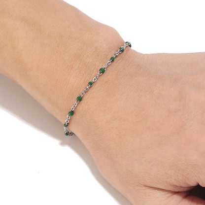 Bohemian Enamel Bead Chain Couple Bracelet