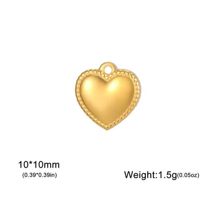 Heart-shaped sun star pendant earrings bracelet jewelry making pendant