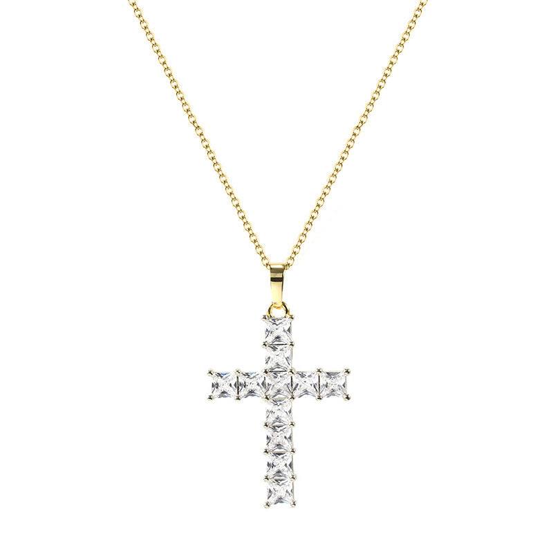 Copper Inlaid Androgynous Classic Chain Necklace