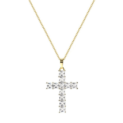 Copper Inlaid Androgynous Classic Chain Necklace