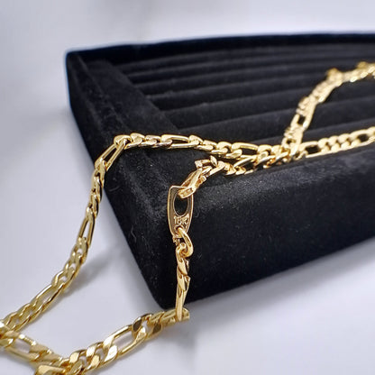 5MMNK three-piece one-bracelet 3-in-1 street Figaro chain