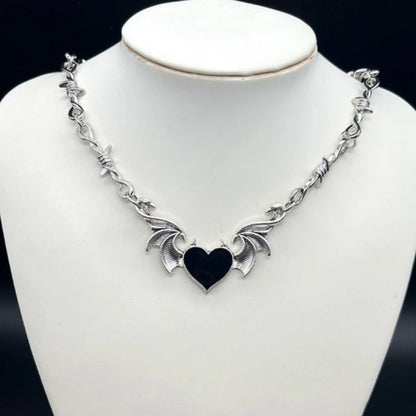 Trendy handcrafted horror bat pendant design