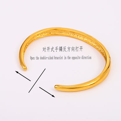 18K Five-Pointed Star Inlaid Women's Bracelet