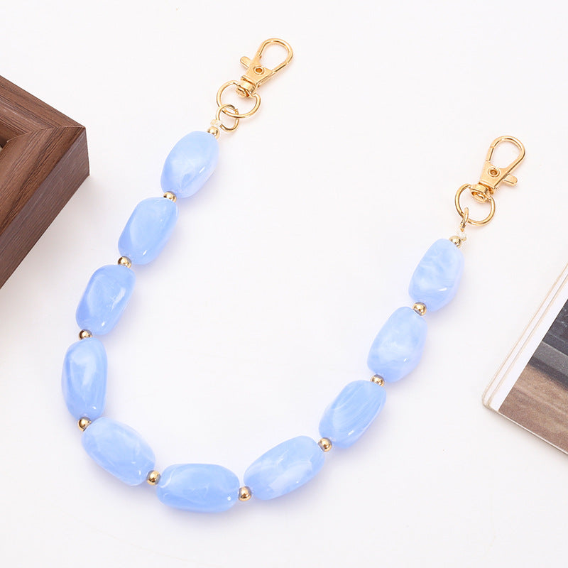 Acrylic Bead Phone Case Chain Bracelet