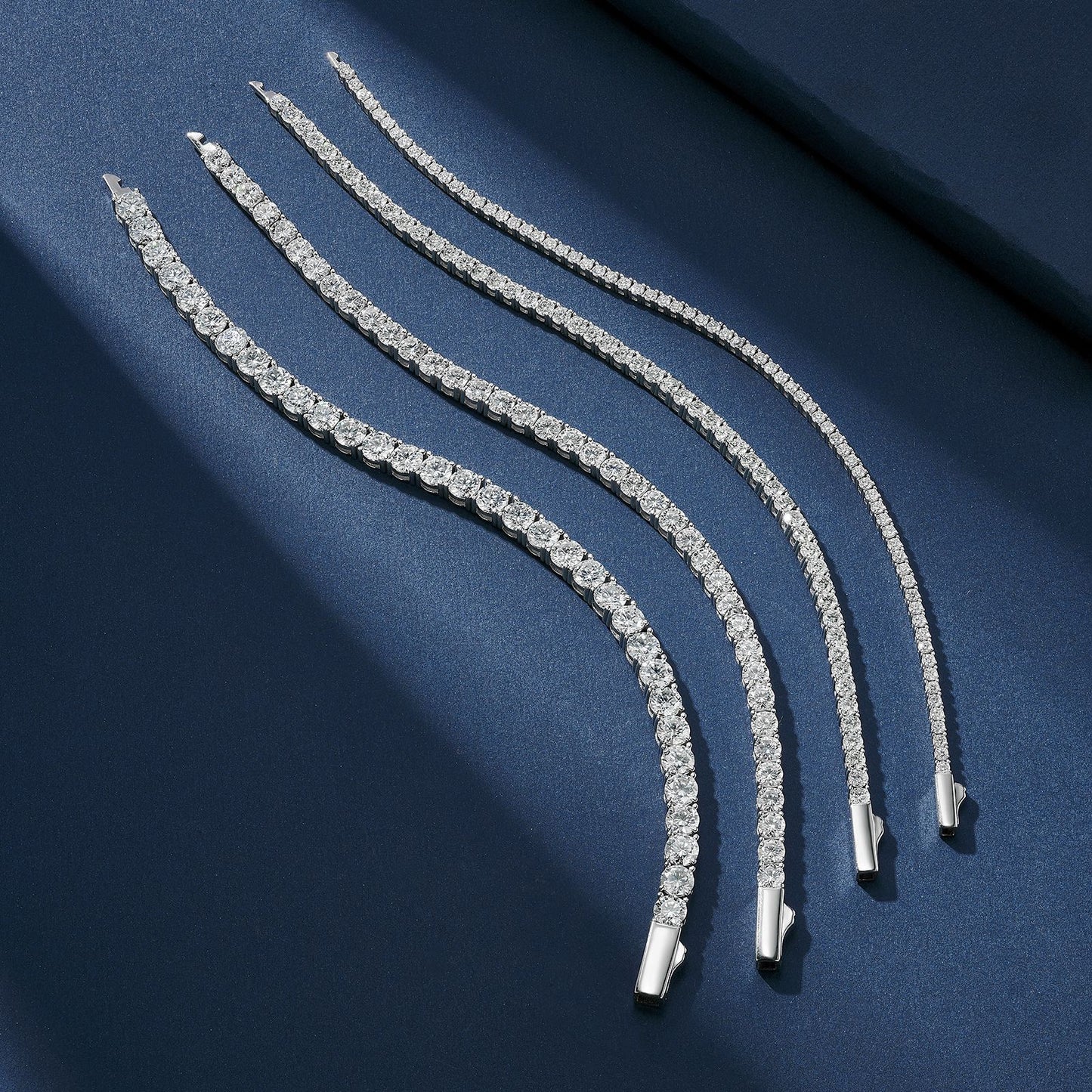 S925 Moissanite Statement Bracelet