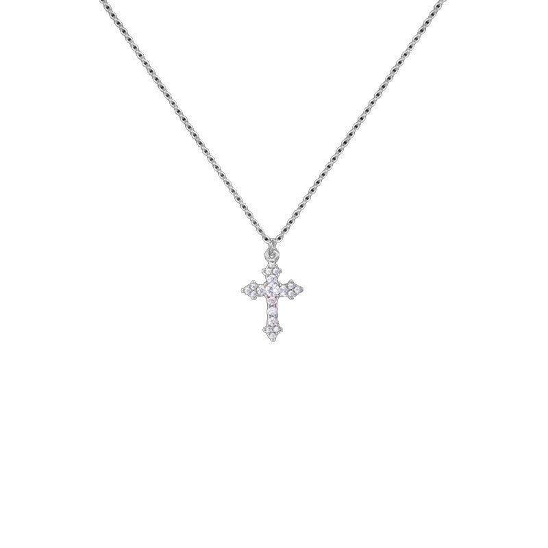 Cross pendant, wind chain, trendy necklace for women