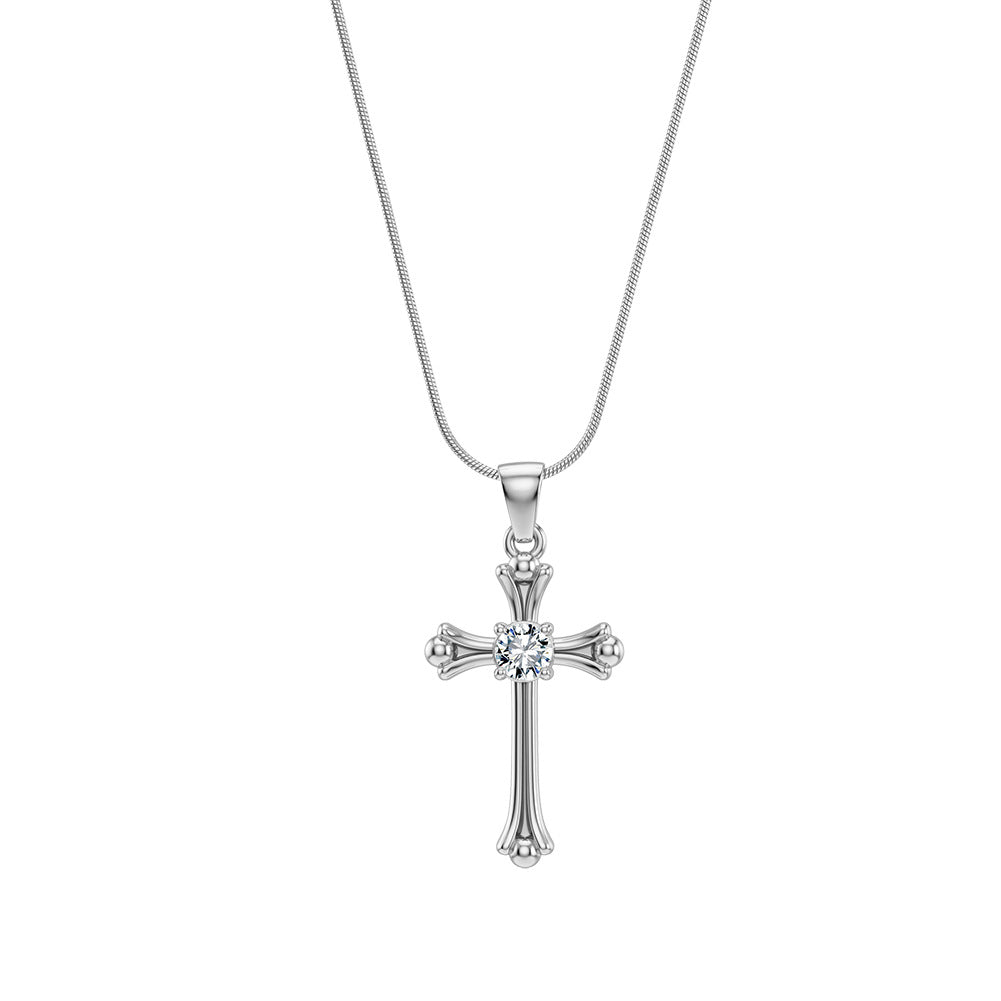 The cross pendant is a versatile and high-end chain design accessory