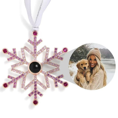 Snowflake projection versatile and elegant pendant