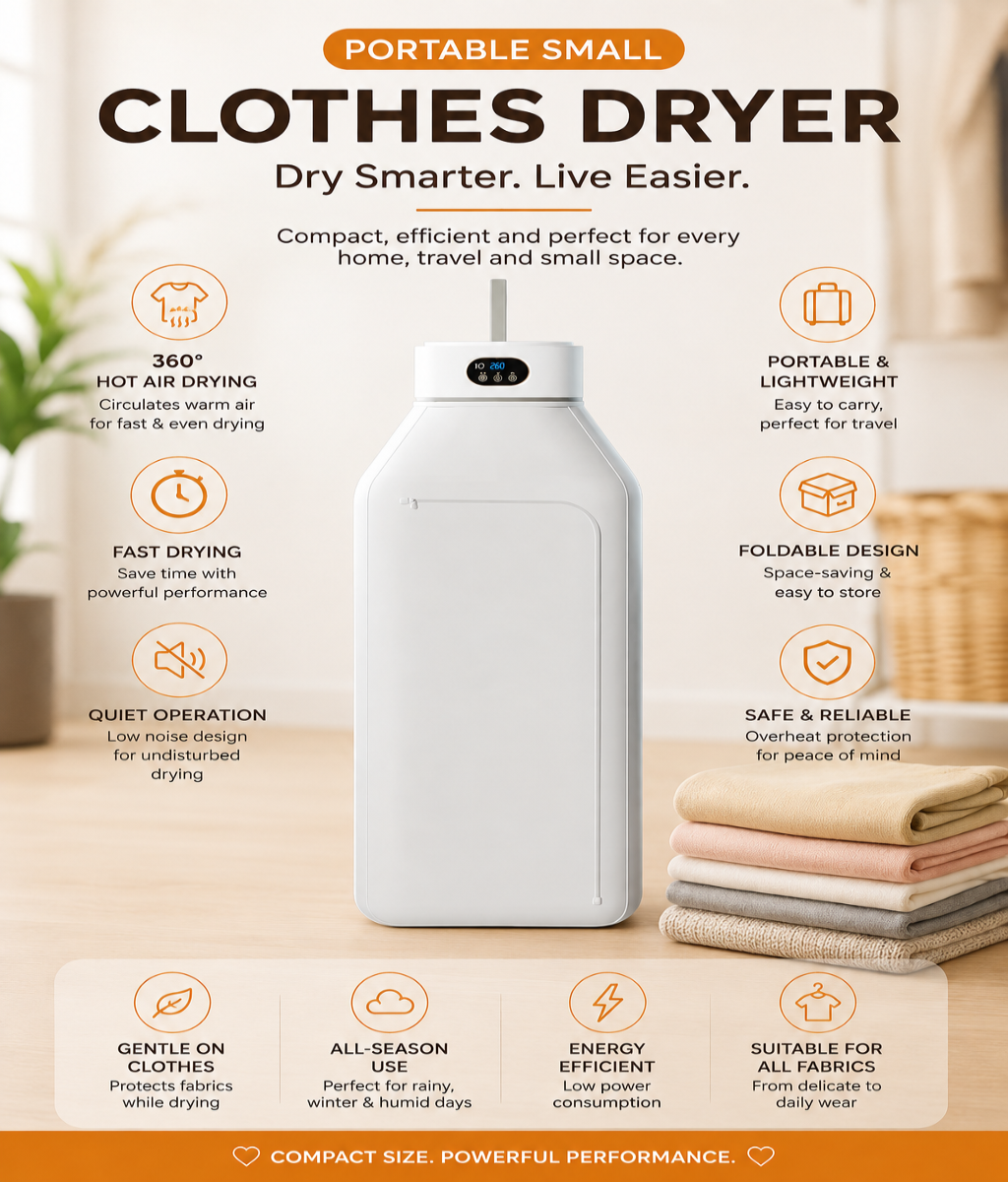 Portable Small Clothes Dryer