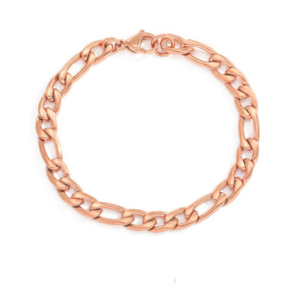 Figaro Chain Couple Bracelet